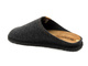 Ciepłe kapcie męskie z wyjmowaną, skórzaną wkładką - INBLU SI-01, grafit