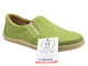 Barefooty, półbuty damskie zielone Helios Komfort 452