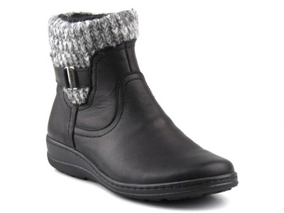 Botki damskie HELIOS 586, czarne