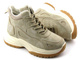 Trapery, śniegowce damskie na platformie - LEE COOPER LCJ-22-44-1352L, szare