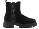 Ocieplane futerkiem botki, workery damskie - EVENTO 22BT35-5048, czarne