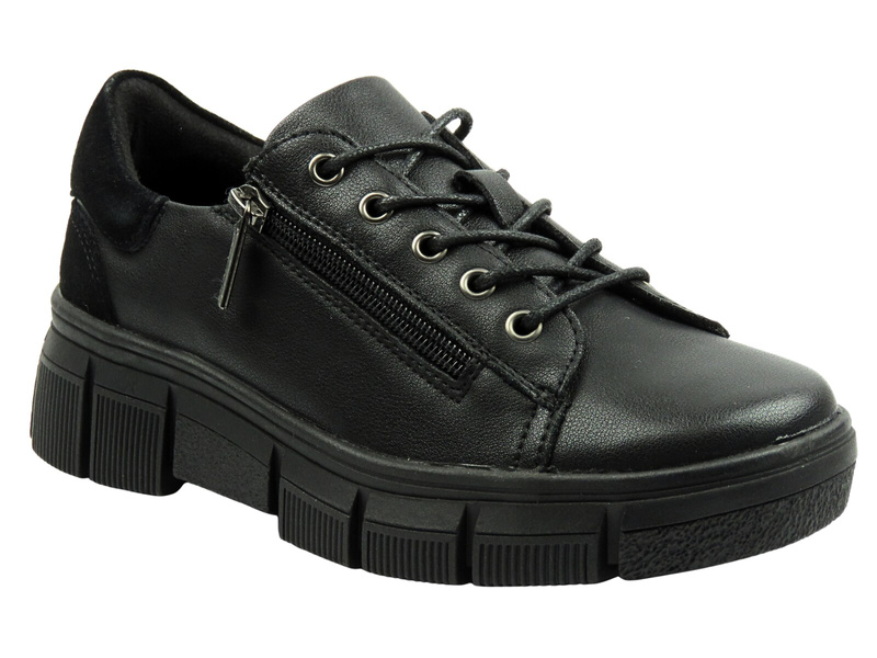 Półbuty damskie czarne Cambell 25-19305