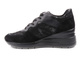 Sneakersy damskie na koturnie - Geox D828LC, czarne moro