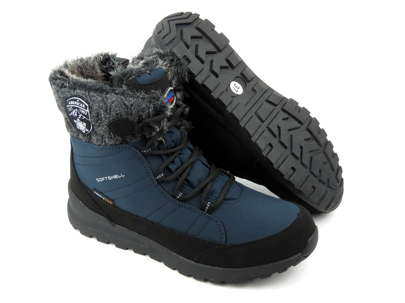 Śniegowce damskie Tripletex i Softshell - AMERICAN CLUB SN27/23, Softshell i Tripletex