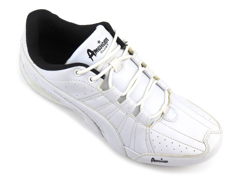 Buty sportowe męskie - AMERICAN CLUB 50855, białe, II gatunek