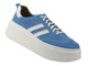 Wygodne sneakersy damskie Nika Komfort 1703 niebieskie