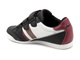Buty sportowe damskie, sneakersy na trzy rzepy - AMERICAN CLUB 21361, czarno-bordowe