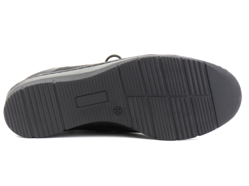 Sportowe botki damskie HELIOS Komfort 567, czarne