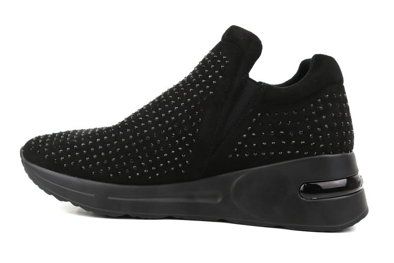 Buty damskie sportowe wsuwane - INBLU IN001310, czarne