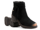 Zamszowe botki damskie na obcasie - MACIEJKA 05720-01, czarne