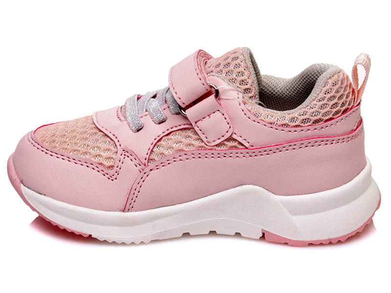 Buty sportowe, adidasy dziecięce na rzepy - WEESTEP R913633321, jasnoróżowe