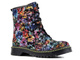 Trapery, botki damskie w kolorowe kwiaty - MACIEJKA 01609-50