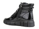 Ocieplane botki damskie w stylu sportowym - HELIOS Komfort 562S, czarny 2