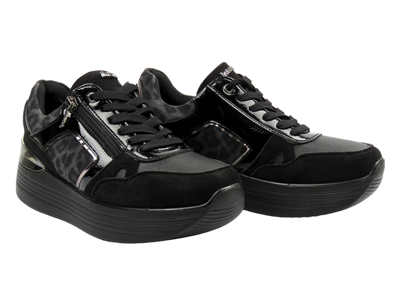 Wygodne półbuty damskie Inblu IN-466, czarne