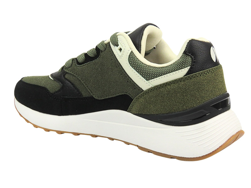 Sznurowane buty męskie sportowe zielone Inblu IU-13