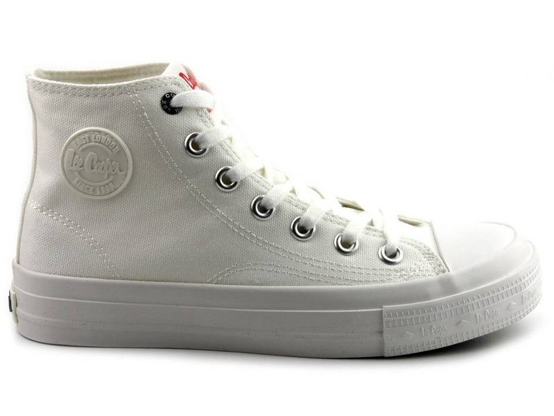 Wysokie trampki damskie Lee Cooper 21-31-0039L, białe