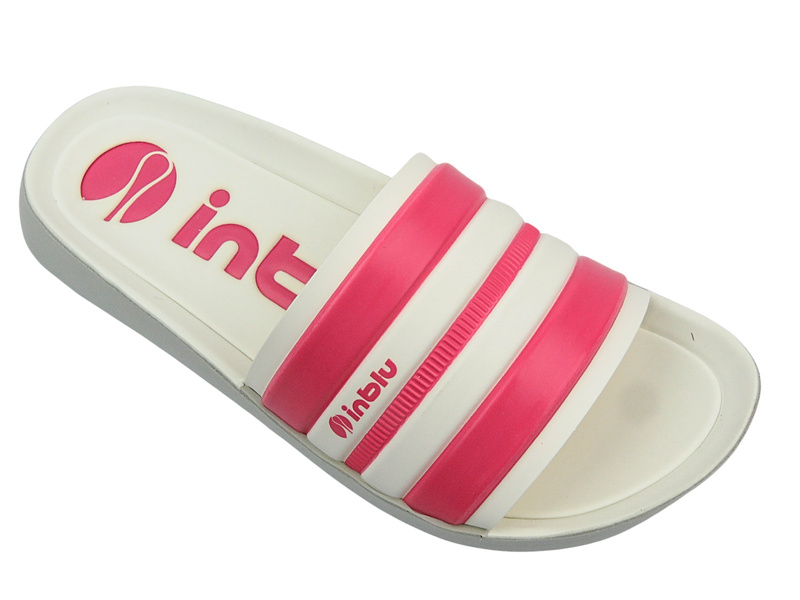 Klapki Damskie Sportowe - INBLU 067D002, Różowe