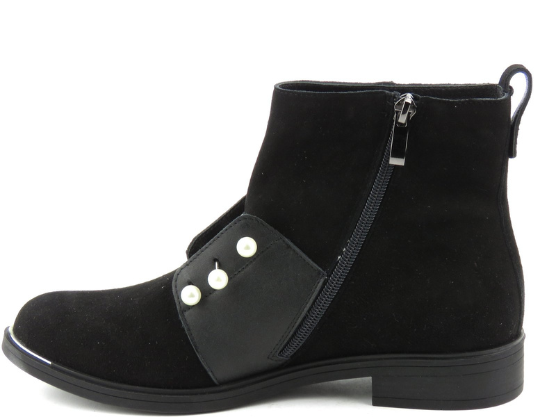 Eleganckie botki damskie NIK Giatoma Niccoli 0596, czarne