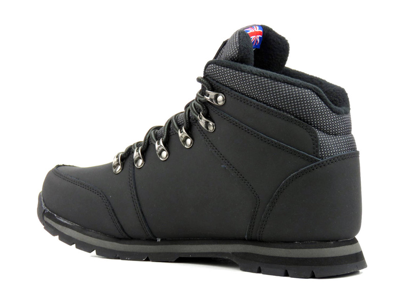 Ciepłe trzewiki męskie trekkingowe - LEE COOPER 21-01-0705M, czarne