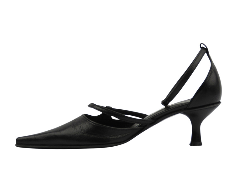 Czółenka na szpilce czarne KOTYL 205