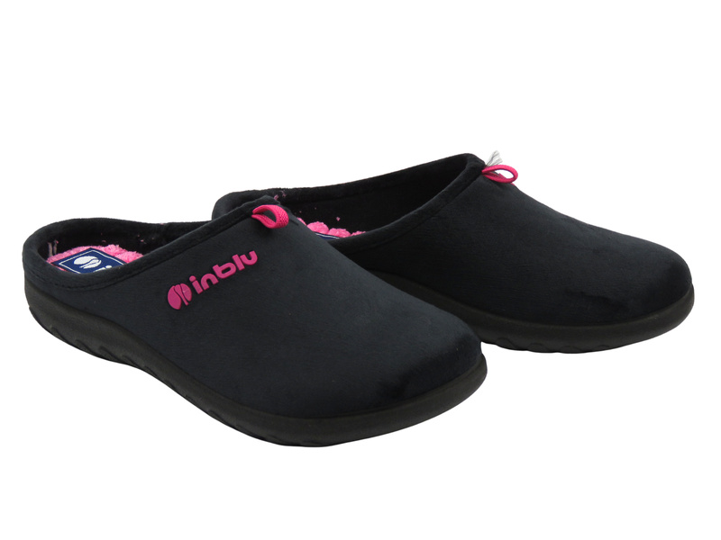 Kapcie damskie domowe czarne Inblu ET-37