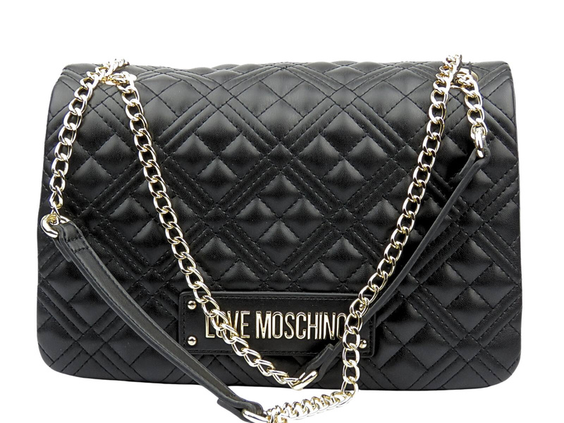  Pikowana torebka damska czarna Love Moschino JC4014PP0LLA0000