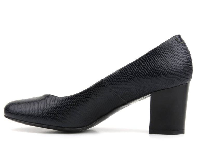 Czółenka damskie na słupku - KABAŁA 72-01-112, czarny