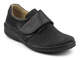 Elastyczne półbuty damskie ze stretchem na haluksy - Helios Komfort 382, czarne