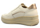 Skórzane sneakersy damskie - KAMPA N1007, beżowe