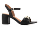 Sandały damskie na klocku - Marco Tozzi 28363, czarne