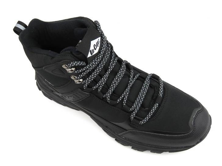 Trekkingi męskie ocieplone polarem - LEE COOPER 22-01-1412M, czarne