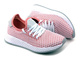 Buty sportowe, adidasy damskie - AMERICAN CLUB SP 06/20, biało-różowe