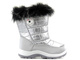 Śniegowce, buty zimowe dziecięce - WOJTYŁKO 21034, srebrne