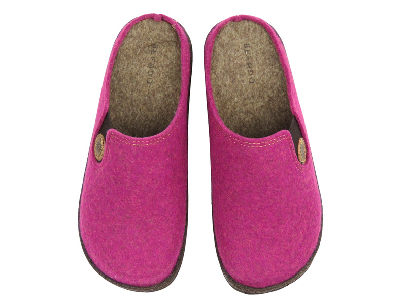 Wygodne kapcie damskie Befado 155D186, różowe