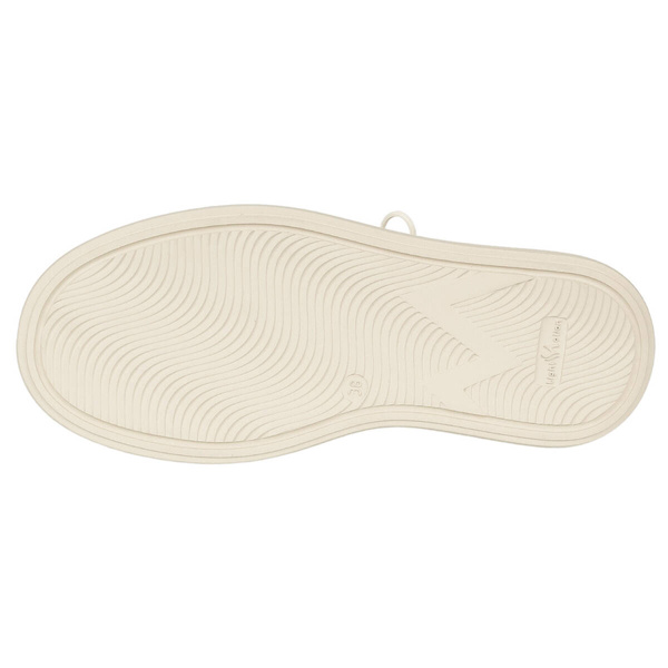 Sneakersy damskie na platformie - Syrena P-246A, beżowe