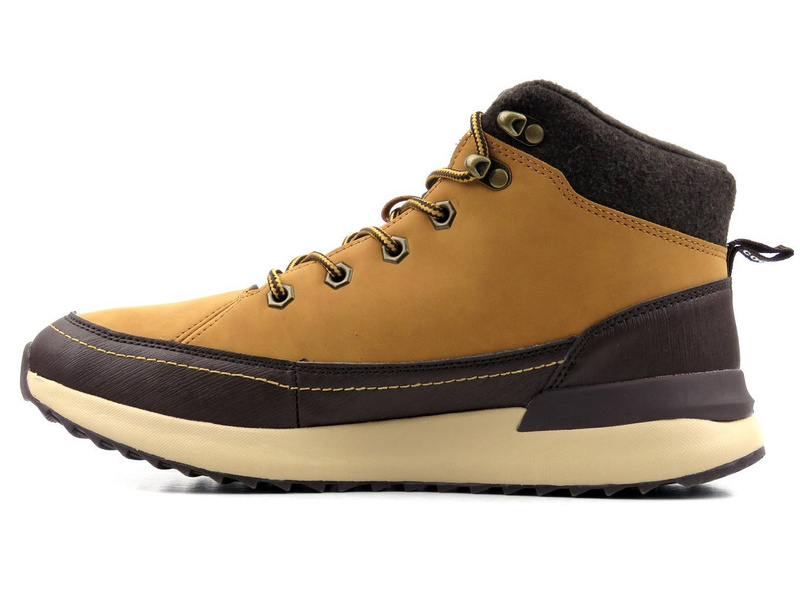 Ciepłe trzewiki męskie na grubej podeszwie - LEE COOPER LCJ-21-01-0534M, brązowe