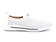 Sneakersy damskie ażurowe - VENEZIA 1345 R097, białe