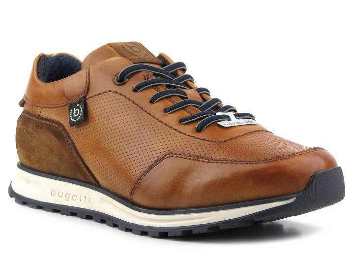 Sneakersy męskie, buty sportowe BUGATTI 331-A0212-1000, brązowe