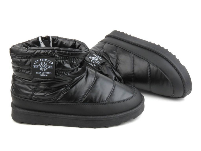 Śniegowce damskie za kostkę - Lee Cooper LCJ-23-44-1967L, czarne