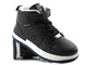 Buty zimowe dziecięce z grubym polarem - AMERICAN CLUB ES104/22, czarne