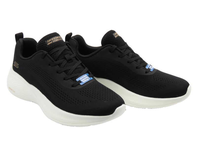 Buty sportowe damskie, adidasy - Skechers 117550, czarne