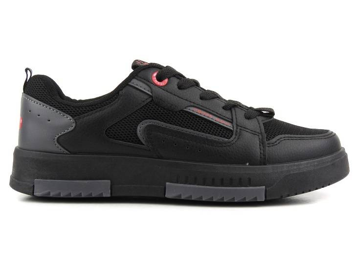 Sneakersy, buty sportowe damskie - CROSS JEANS LL2R4012C, czarne