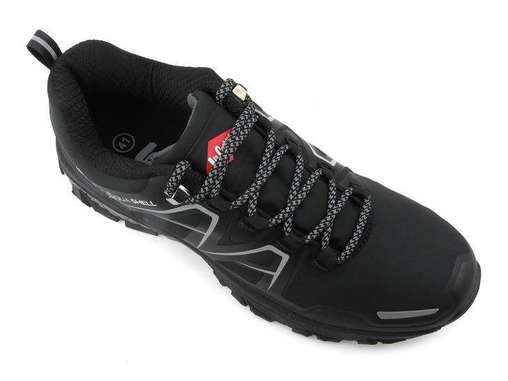 Buty męskie trekkingowe niskie z Aqua Shell - LEE COOPER 23-01-1746M, czarne