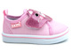 Wygodne trampki dziecięce z kotkiem na cholewce - AXIM 22102, różowe