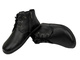 Barefoot botki minimalistyczne damskie czarne Helios Komfort 501P