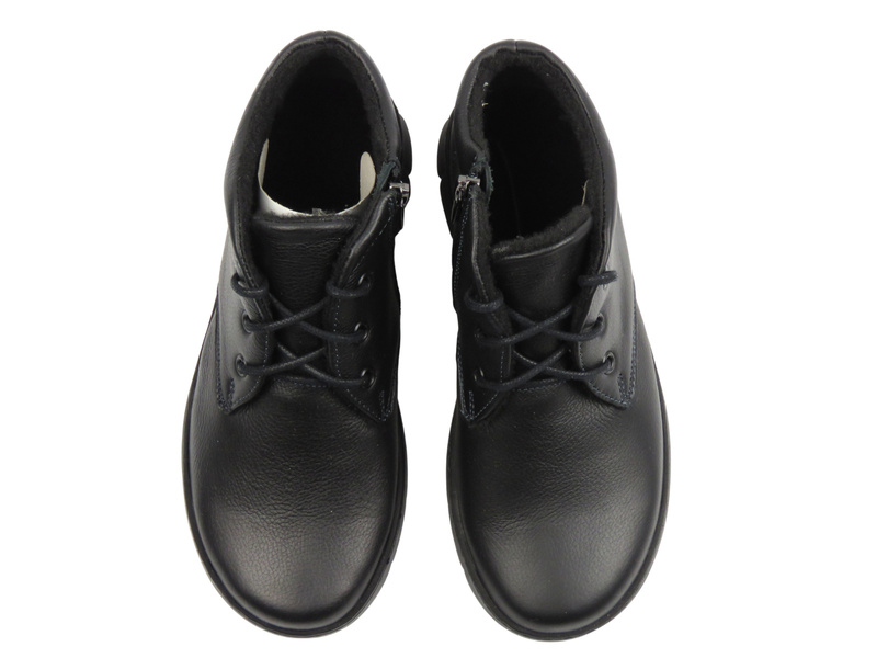 Botki damskie polskiej marki czarne Helios Komfort 793