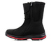 Wysokie śniegowce damskie DK Soft Shell 1754, czarno-czerwone