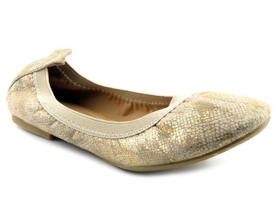 Lekkie baleriny dziecięce AMERICAN CLUB LC-E041-160606-1, złote