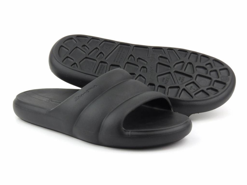 Klapki damskie basenowe, plażowe - Ipanema 27022, czarne