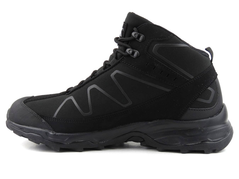 Wysokie buty męskie trekkingowe DK Aqua SoftShell 2147, czarne